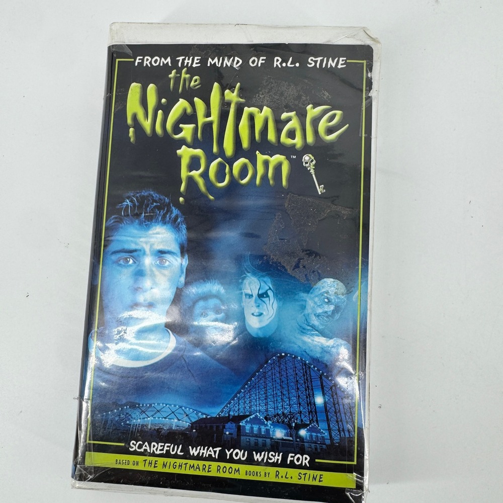 The Nightmare Room VHS R.L. Stine Horror Clamshell 2001 Rare Sealed Vintage